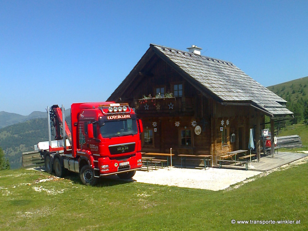 WINKLERHolzkühlwagen atego kurz Transporte Winkler